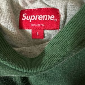 Supreme shirt in green from Paris. 2018 collection